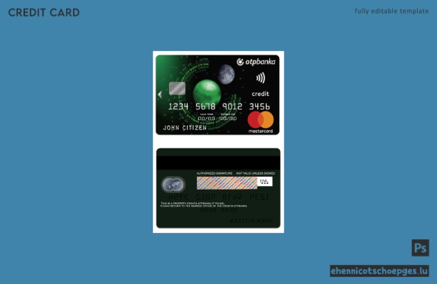Beispielvorschau der Croatia OTP Banka Standard Kreditkarte Mastercard